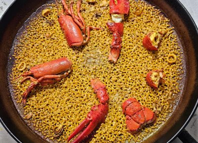 Paella de bogavante